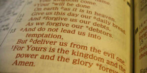 Lord's prayer in Bible