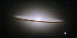 SOMBRERO GALAXY (M104) PHOTOGRAPHED BY HUBBLE SPACE TELESCOPE (HST)