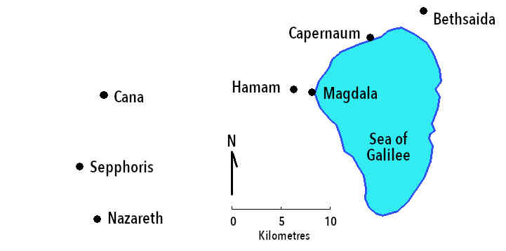 Galilee map