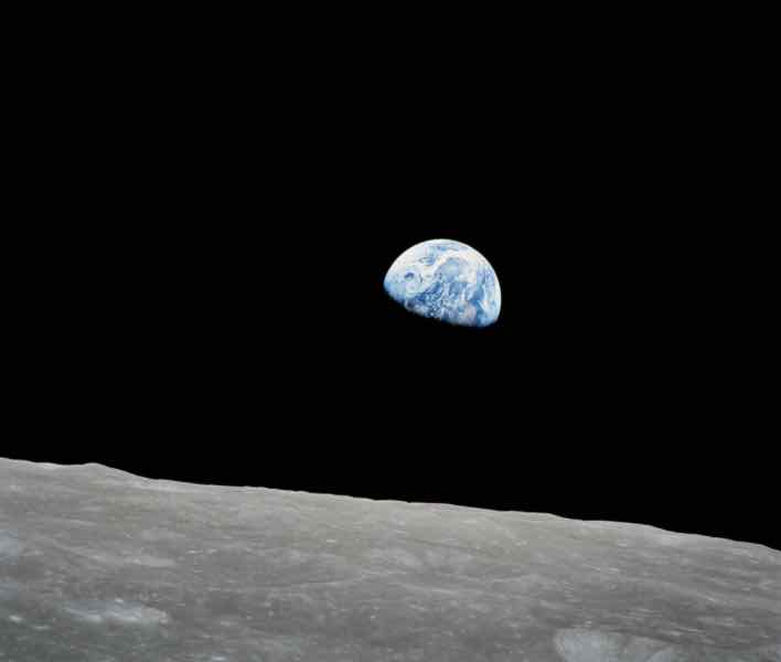 Earth from the moon
